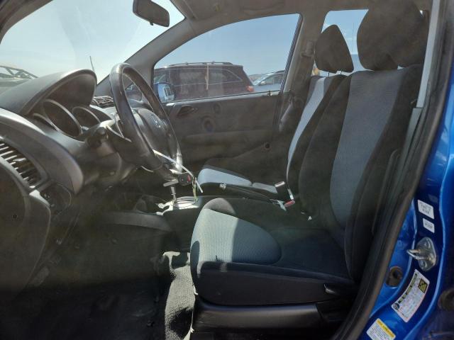 JHMGD38697S063611 - 2007 HONDA FIT S أزرق صورة 7