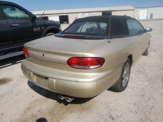 3C3EL55H4WT292115 - 1998 CHRYSLER SEBRING JXI GOLD photo 4