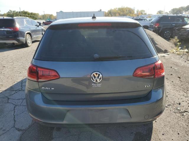 3VW2A7AUXFM068485 - 2015 VOLKSWAGEN GOLF TDI GRAY photo 6