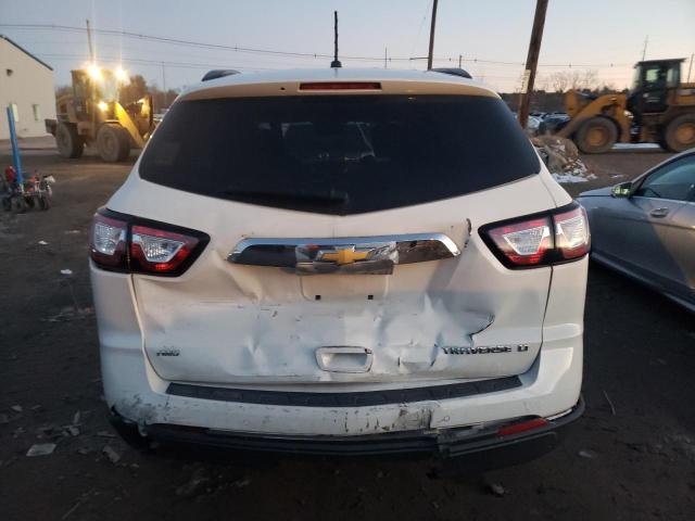 1GNKVHKDXFJ141385 - 2015 CHEVROLET TRAVERSE LT WHITE photo 6