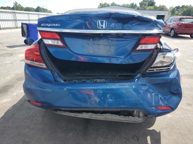 19XFB2F84FE065334 - 2015 HONDA CIVIC EX BLUE photo 6