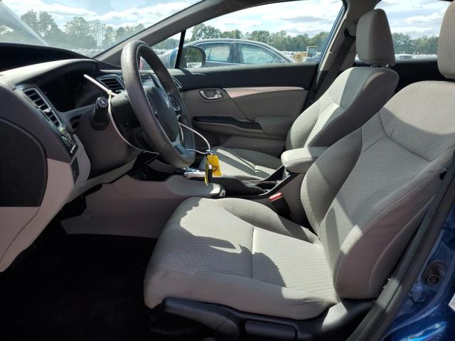 19XFB2F84FE065334 - 2015 HONDA CIVIC EX BLUE photo 7