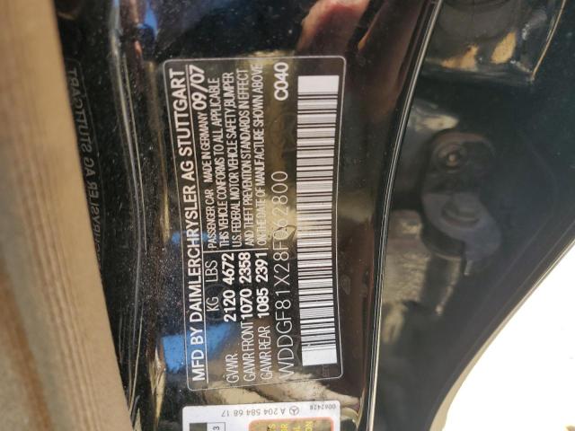 WDDGF81X28F062800 - 2008 MERCEDES-BENZ C 300 4MATIC BLACK photo 12