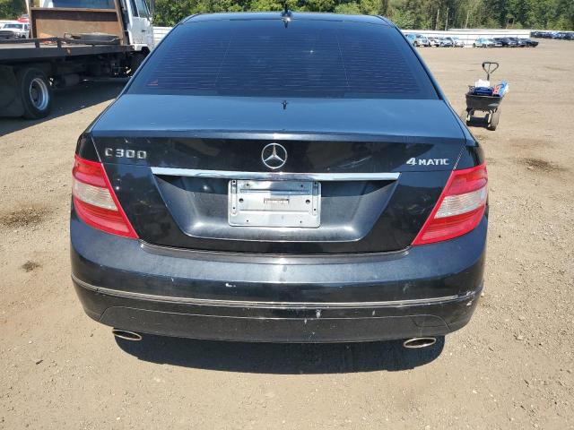 WDDGF81X28F062800 - 2008 MERCEDES-BENZ C 300 4MATIC BLACK photo 6