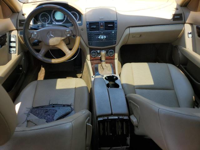 WDDGF81X28F062800 - 2008 MERCEDES-BENZ C 300 4MATIC BLACK photo 8