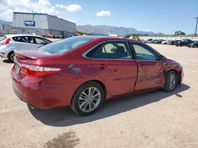 4T1BF1FK9HU725070 - 2017 TOYOTA CAMRY LE RED photo 3