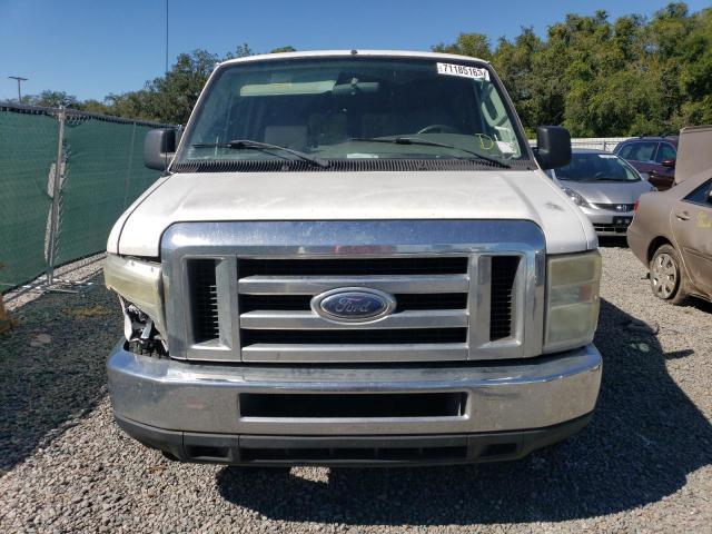 1FBNE31L18DB15006 - 2008 FORD ECONOLINE E350 SUPER DUTY WAGON WHITE photo 5