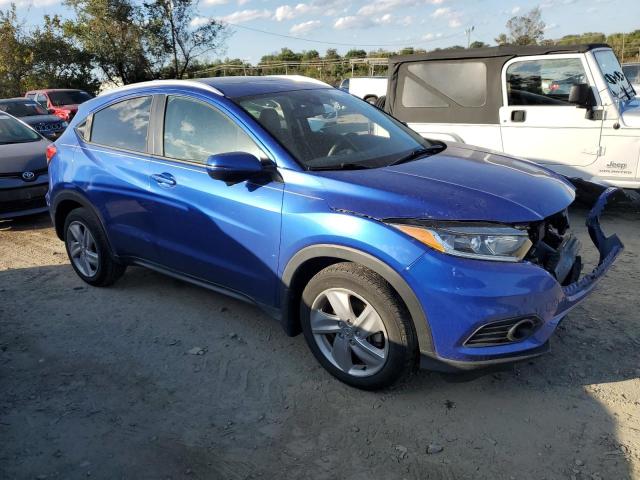 3CZRU6H79KM707088 - 2019 HONDA HR-V EXL BLUE photo 4