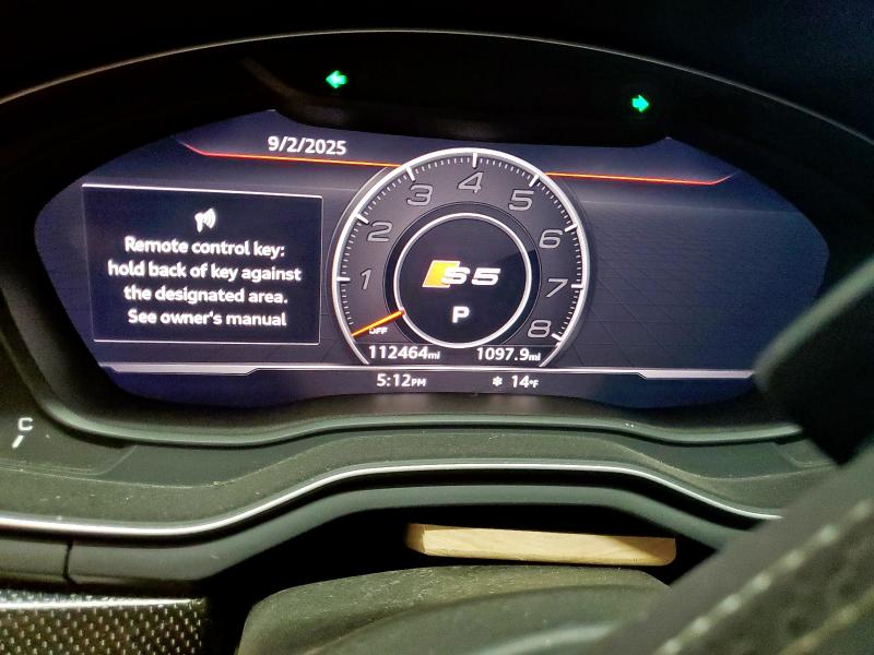 WAUB4CF56JA004970 - 2018 AUDI S5 PREMIUM PLUS Қара фото 9