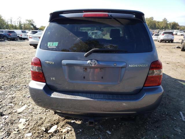 JTEDP21A170147627 - 2007 TOYOTA HIGHLANDER SPORT BLUE photo 6