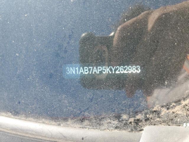 3N1AB7AP5KY262983 - 2019 NISSAN SENTRA S RED photo 12