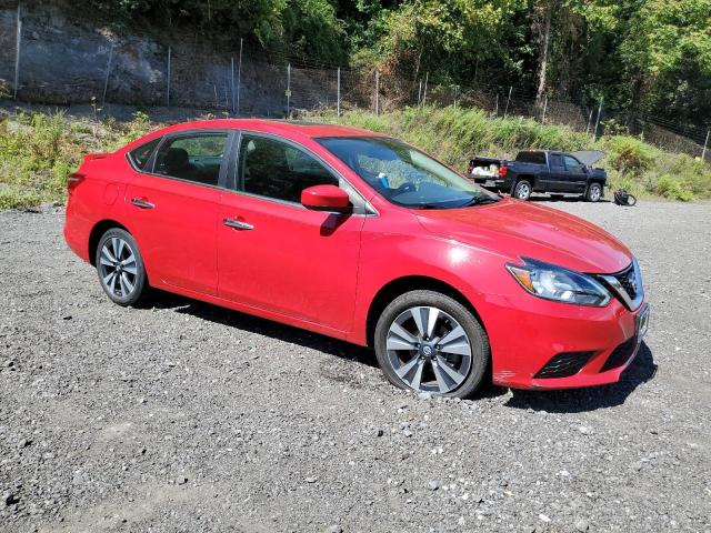 3N1AB7AP5KY262983 - 2019 NISSAN SENTRA S RED photo 4