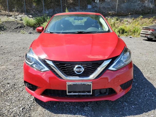 3N1AB7AP5KY262983 - 2019 NISSAN SENTRA S RED photo 5