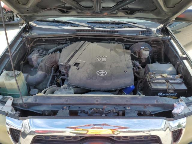 5TFJU4GN1BX005770 - 2011 TOYOTA TACOMA DOUBLE CAB PRERUNNER GREEN photo 11