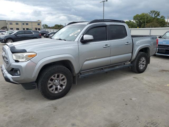 3TMAZ5CN1HM027067 - 2017 TOYOTA TACOMA DOUBLE CAB GRAY photo 1