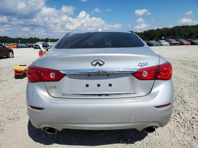 JN1BV7AR7FM422559 - 2015 INFINITI Q50 BASE SILVER photo 6