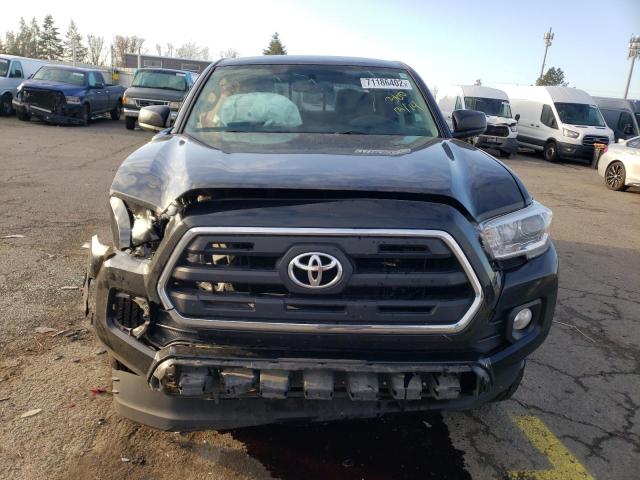 3TMAZ5CN6HM045144 - 2017 TOYOTA TACOMA DOUBLE CAB BLACK photo 5