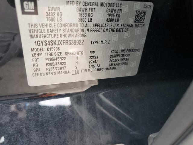 1GYS4SKJXFR639922 - 2015 CADILLAC ESCALADE ESV LUXURY 黑色 照片 13