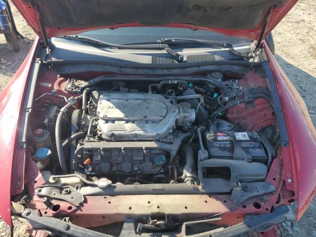 1HGCS22838A014228 - 2008 HONDA ACCORD EXL RED photo 11