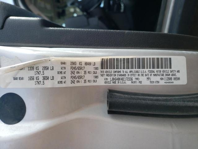 1J8HG48K48C172336 - 2008 JEEP COMMANDER SPORT Silber Foto 13