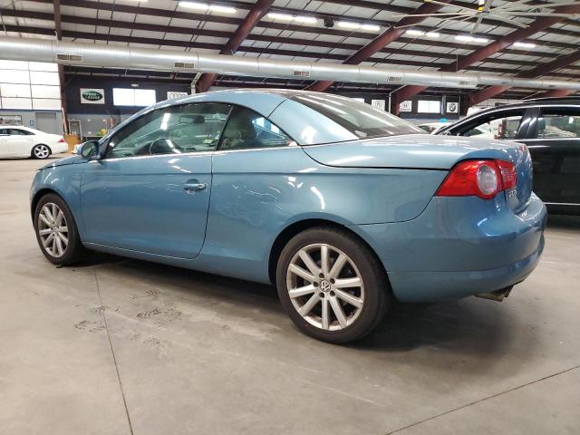 WVWBA71F37V021570 - 2007 VOLKSWAGEN EOS 2.0T TURQUOISE photo 2