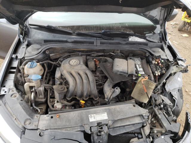 3VW1K7AJ7BM050728 - 2011 VOLKSWAGEN JETTA BASE 灰色 照片 11