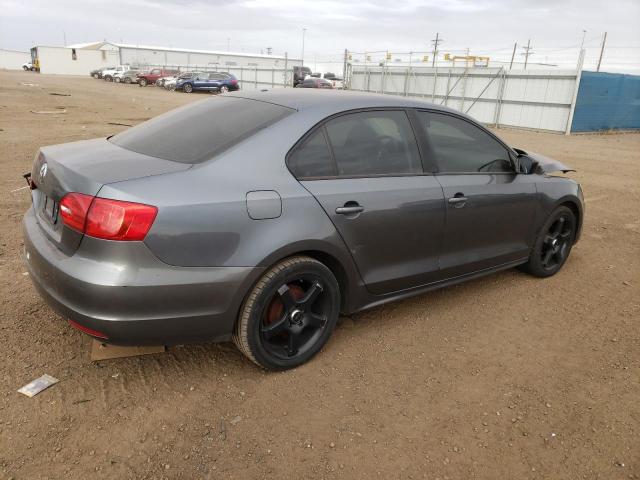 3VW1K7AJ7BM050728 - 2011 VOLKSWAGEN JETTA BASE 灰色 照片 3