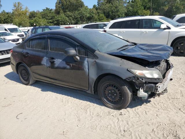 19XFB2E56EE071061 - 2014 HONDA CIVIC LX GRAY photo 4