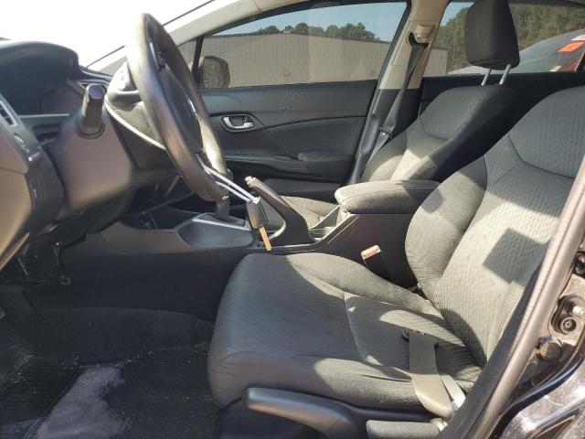 19XFB2E56EE071061 - 2014 HONDA CIVIC LX GRAY photo 7