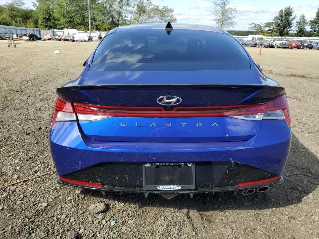 KMHLR4AF4PU507544 - 2023 HYUNDAI ELANTRA N LINE BLUE photo 6