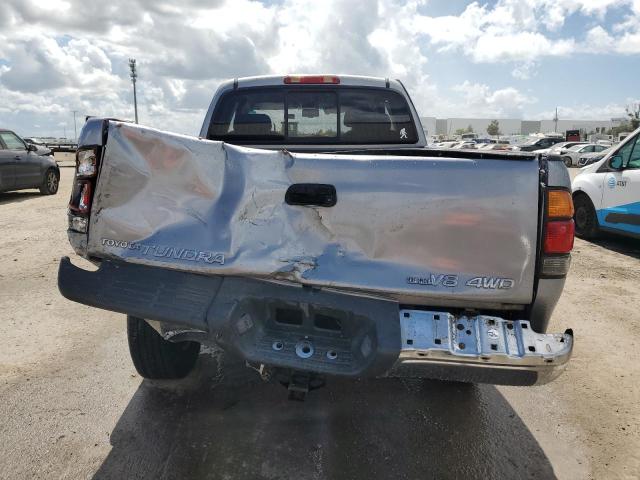 5TBBT44162S289727 - 2002 TOYOTA TUNDRA ACCESS CAB ვერცხლისფერი ფოტო 6