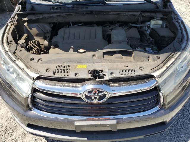 5TDKKRFHXGS154551 - 2016 TOYOTA HIGHLANDER XLE გრაფიტი ფოტო 12