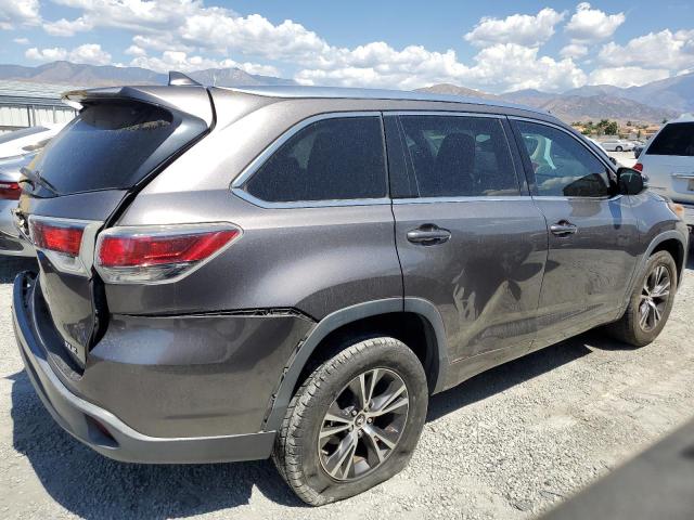 5TDKKRFHXGS154551 - 2016 TOYOTA HIGHLANDER XLE გრაფიტი ფოტო 3
