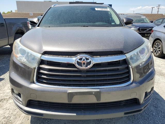 5TDKKRFHXGS154551 - 2016 TOYOTA HIGHLANDER XLE გრაფიტი ფოტო 5