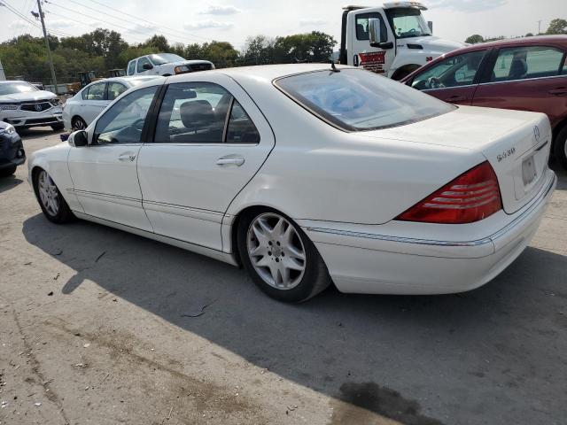 WDBNG70J73A319914 - 2003 MERCEDES-BENZ S 430 WHITE photo 2