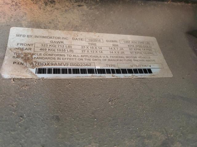 A7BDX9AMVFB002367 - 2015 INT XD4 黑色 照片 10