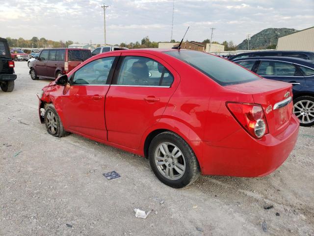 1G1JC5SH6E4173462 - 2014 CHEVROLET SONIC LT RED photo 2