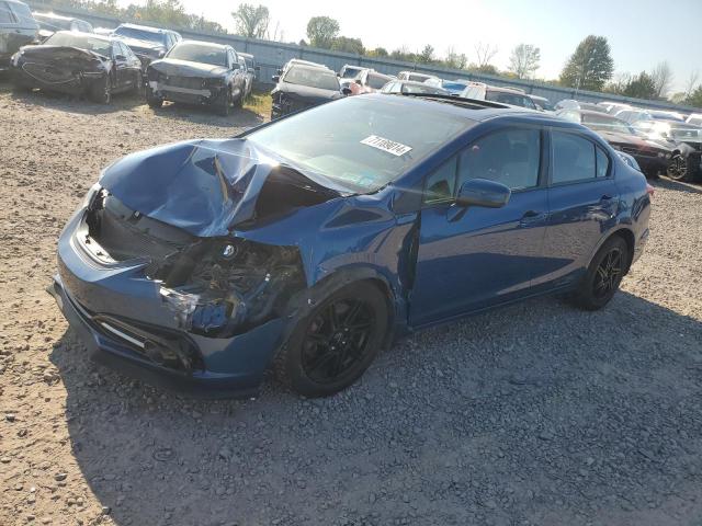 2HGFB6E53EH701809 - 2014 HONDA CIVIC SI BLUE photo 1