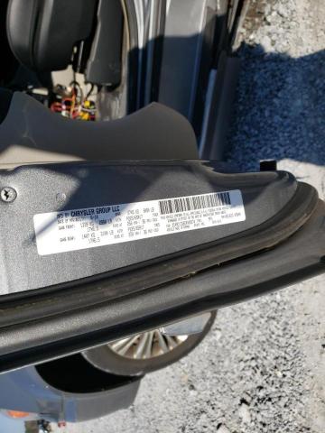 2C4RC1CG6ER409274 - 2014 CHRYSLER TOWN & COU TOURING L GRAY photo 10