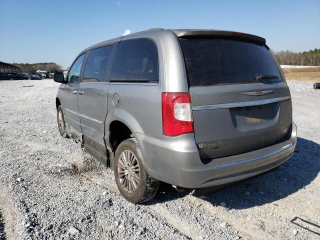 2C4RC1CG6ER409274 - 2014 CHRYSLER TOWN & COU TOURING L GRAY photo 3