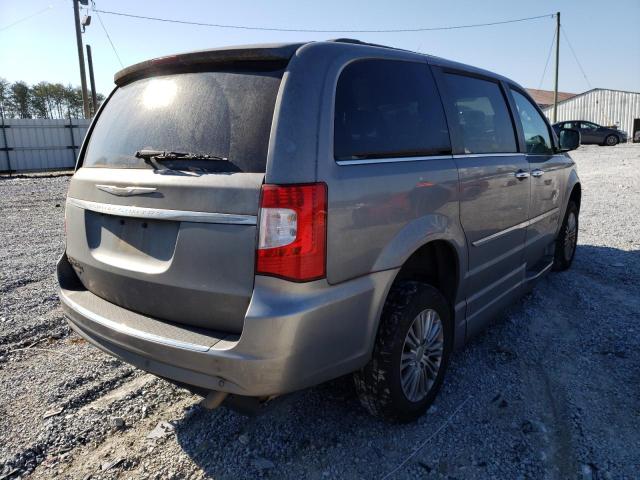 2C4RC1CG6ER409274 - 2014 CHRYSLER TOWN & COU TOURING L GRAY photo 4