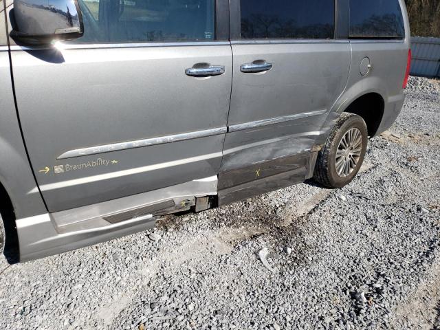 2C4RC1CG6ER409274 - 2014 CHRYSLER TOWN & COU TOURING L GRAY photo 9