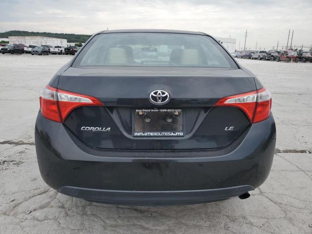 5YFBURHE4GP529288 - 2016 TOYOTA COROLLA L BLACK photo 6