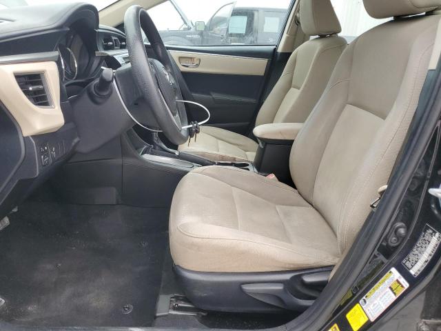 5YFBURHE4GP529288 - 2016 TOYOTA COROLLA L BLACK photo 7
