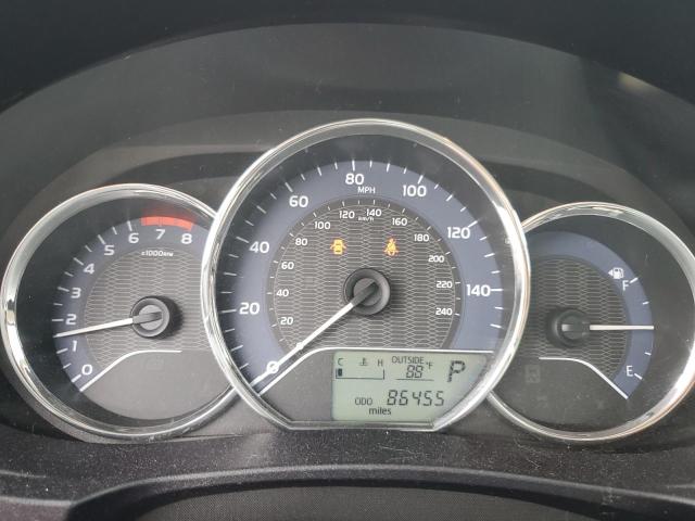 5YFBURHE4GP529288 - 2016 TOYOTA COROLLA L BLACK photo 9