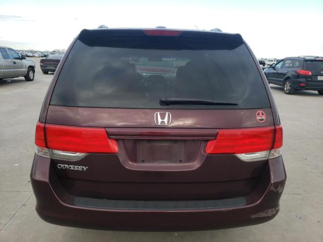 5FNRL38689B410732 - 2009 HONDA ODYSSEY EXL MAROON photo 6