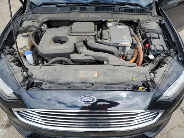 3FA6P0LU5KR130921 - 2019 FORD FUSION SE BLACK photo 11