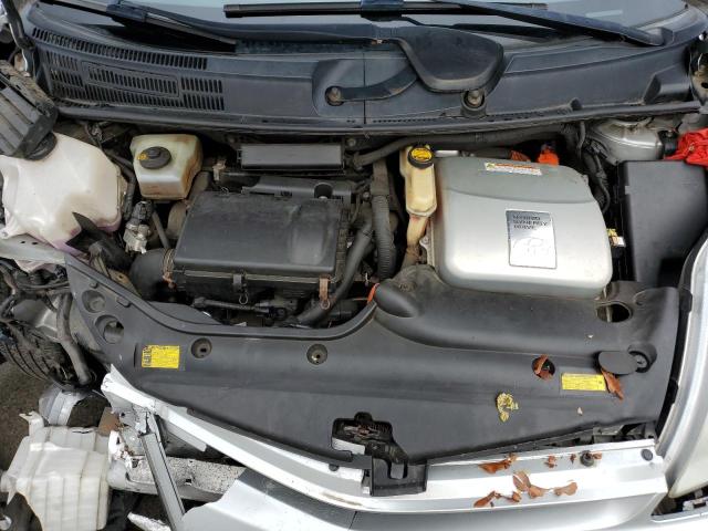 JTDKB20U083389007 - 2008 TOYOTA PRIUS Сріблястий фото 11