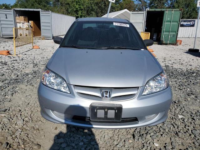 1HGES16565L027610 - 2005 HONDA CIVIC LX Күміс фото 5