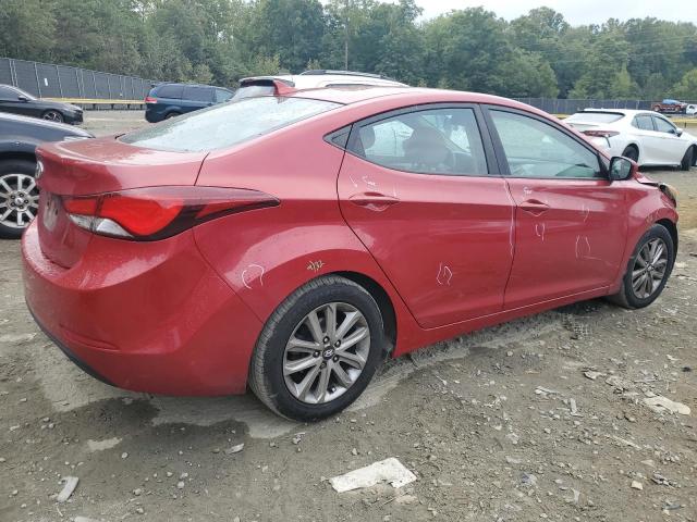 KMHDH4AEXEU097084 - 2014 HYUNDAI ELANTRA SE RED photo 3